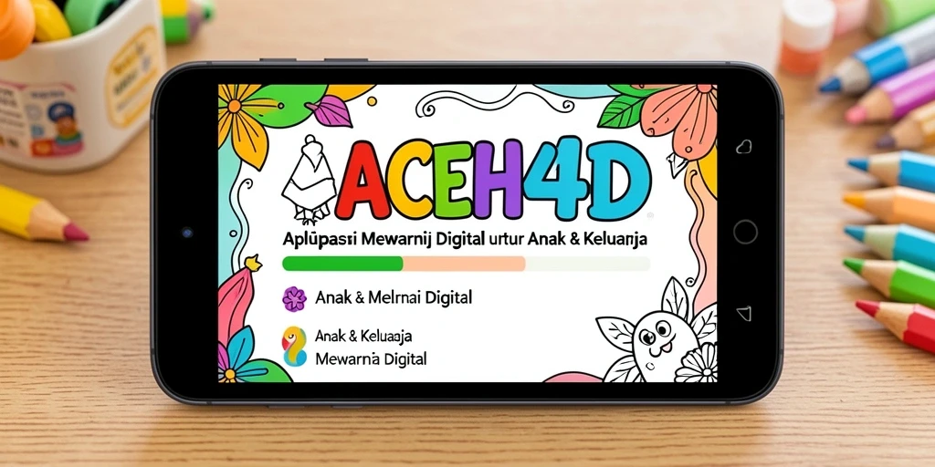 Antarmuka ACEH4D yang menarik dengan fitur Mewarnai Digital yang interaktif.