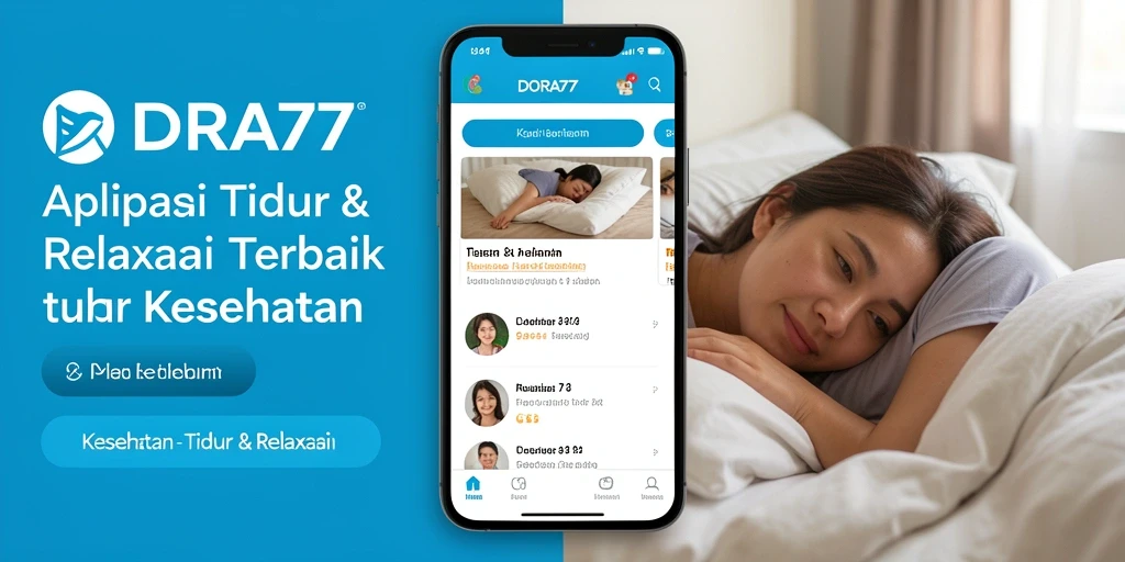 Antarmuka DORA77 yang menenangkan untuk membantu tidur dan relaksasi.