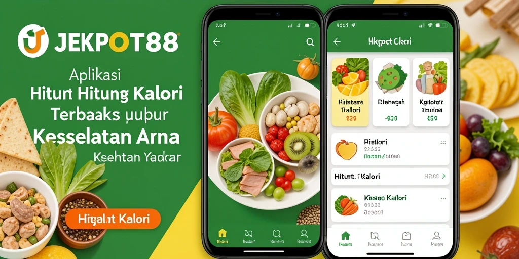 Tampilan antarmuka aplikasi JEKPOT88 untuk menghitung kalori dengan mudah.