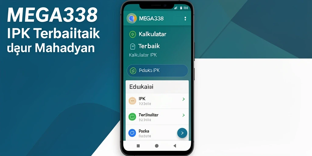 Antarmuka MEGA338 yang ramah pengguna untuk kalkulasi IPK.